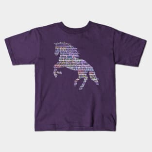 Graffiti Wall Horse Kids T-Shirt